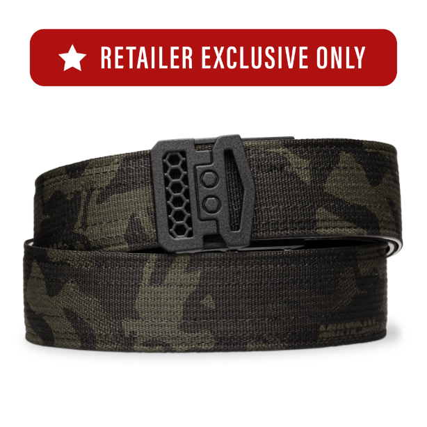 Kore Essentials - 1.5 Tactical Gun Belt - Multicam Tropic, X10 Buckle