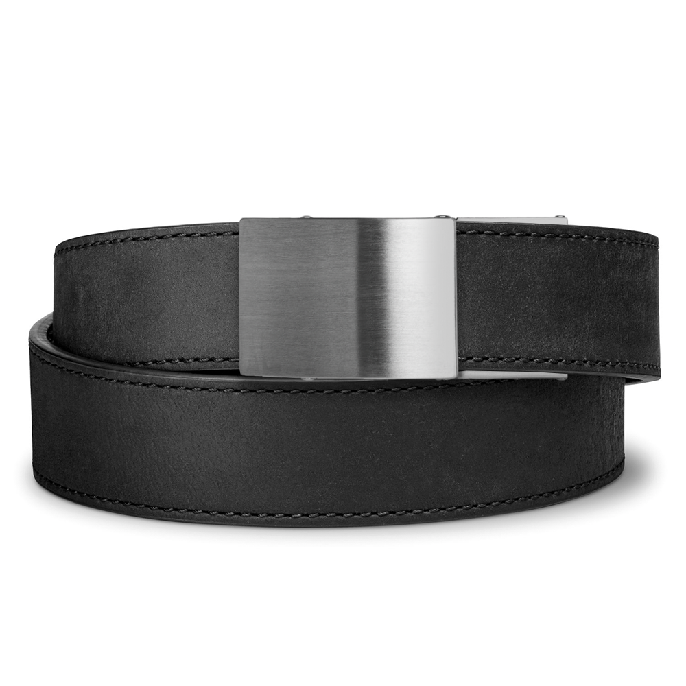 Kore Essentials | X4 Stainless Steel Buckle Black Top-Grain Leather