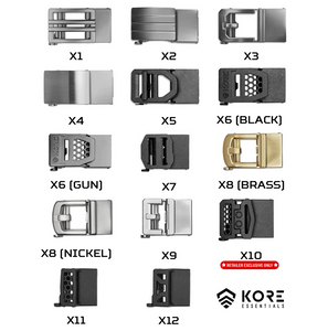 X SERIES GUN BUCKLES 1.5" [BUCKLE ONLY]