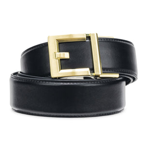 G2 BRASS BUCKLE | LEATHER GARRISON GUN BELT 1.75"