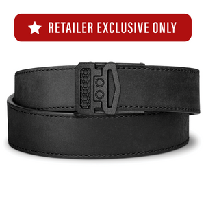 DEALER EXCLUSIVE X10 BUCKLE | BUFFALO LEATHER GUN BELT 1.5"