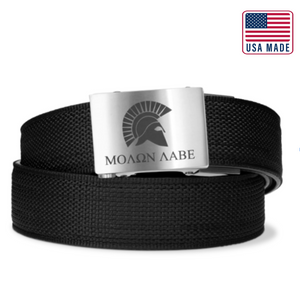 MOLON LABE ENGRAVED BUCKLE | USA MADE TACTICAL GUN BELT 1.5"