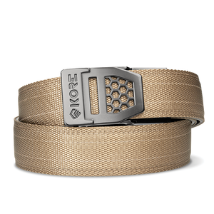 X SERIES BUCKLE  | TAN 499 TACTICAL NYLON GUN BELT 1.5"