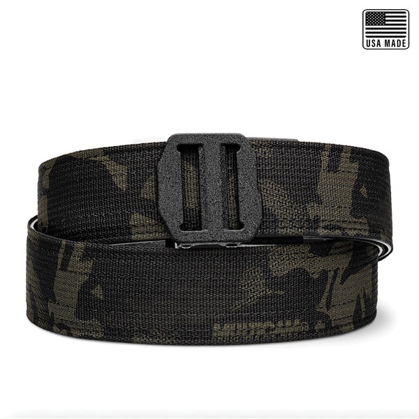 Kore Essentials | X4 Buckle | USA Multicam Black Tactical Gun Belt