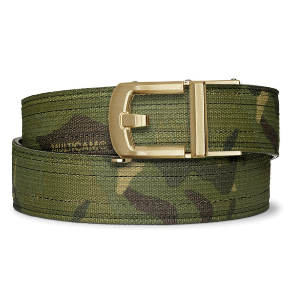 Kore Essentials | x8 Brass Buckle | Multicam Tropic Tactical Gun Belt